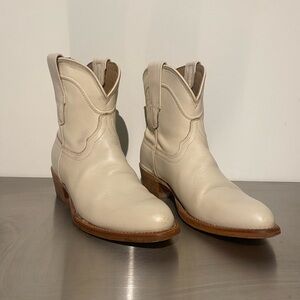 Tecovas The Penny “Bone” Cream Boots